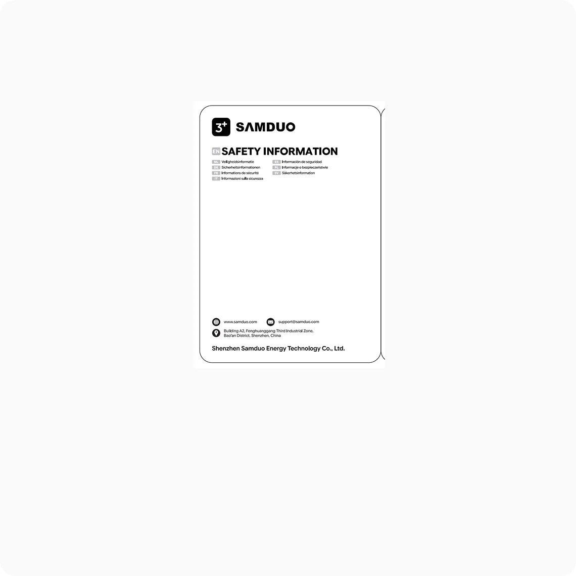 Warranty Card